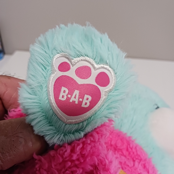 Girl Scouts thin mint BABW( Build A Bear Workshop) plush with pink vest - Picture 4 of 6